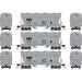 Athearn HO Scale 93462 ACF 2970 2 Bay Covered Hopper Norfolk & Western NW 3 Pack