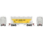 Athearn HO Scale 93938 ACF 2970 2 Bay Covered Hopper ACF Demonstrator ACFX 44504