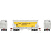 Athearn HO Scale 93938 ACF 2970 2 Bay Covered Hopper ACF Demonstrator ACFX 44504