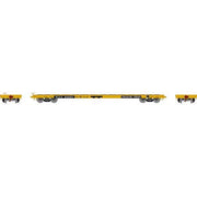 Athearn HO Scale 97066 60' Flatcar Trailer Train "Yellow" OTTX 90251