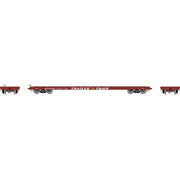Athearn HO Scale 97069 60' Flatcar Trailer Train "Brown" OTTX 97058