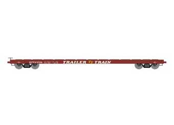 Athearn HO Scale 97069 60' Flatcar Trailer Train "Brown" OTTX 97058