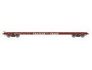 Athearn HO Scale 97070 60' Flatcar Trailer Train "Brown" OTTX 97079