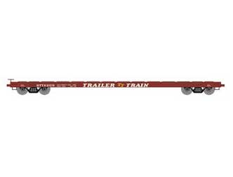 Athearn HO Scale 97070 60' Flatcar Trailer Train "Brown" OTTX 97079