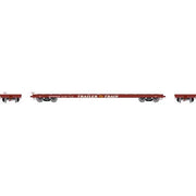Athearn HO Scale 97070 60' Flatcar Trailer Train "Brown" OTTX 97079