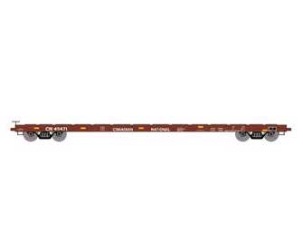 Athearn HO Scale 97072 60' Flatcar Canadian National CN 49471