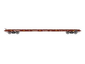 Athearn HO Scale 97073 60' Flatcar Canadian National CN 49497
