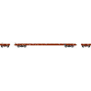 Athearn HO Scale 97082 60' Flatcar BNSF 848916