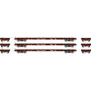 Athearn HO Scale 97086 60' Flatcar Southern SOU 3 Pack