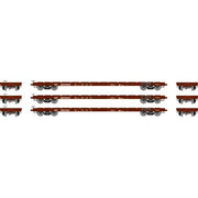 Athearn HO Scale 97089 60' Flatcar Southern Pacific SP 3 Pack
