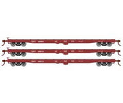 Athearn HO Scale 98082 60' Flatcar Chicago & Eastern Illinois C&EI 3 Pack
