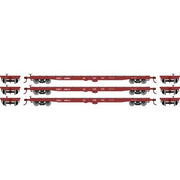 Athearn HO Scale 98082 60' Flatcar Chicago & Eastern Illinois C&EI 3 Pack