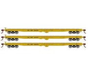 Athearn HO Scale 98085 60' Flatcar Frisco SLSF 3 Pack