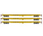 Athearn HO Scale 98085 60' Flatcar Frisco SLSF 3 Pack