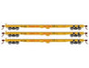 Athearn HO Scale 98087 60' Flatcar Union Pacific UP 3 Pack