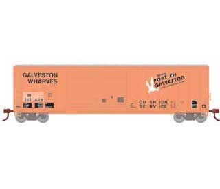 Athearn HO Scale 98502 50' FMC Offset Double Door Boxcar Ex-GW Burlington Northern BN 223489