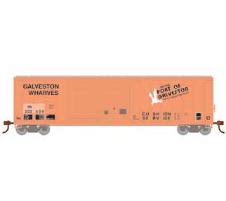 Athearn HO Scale 98503 50' FMC Offset Double Door Boxcar Ex-GW Burlington Northern BN 223494