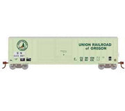 Athearn HO Scale 98505 50' FMC Offset Double Door Boxcar Ex-UofO Burlington Northern BN 223667