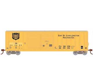 Athearn HO Scale 98508 50' FMC Offset Double Door Boxcar Ex-EStL Burlington Northern BN 223602