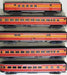Athearn HO Scale Heavyweight Passenger 5 Car Set Southern Pacific SP Daylight - USED