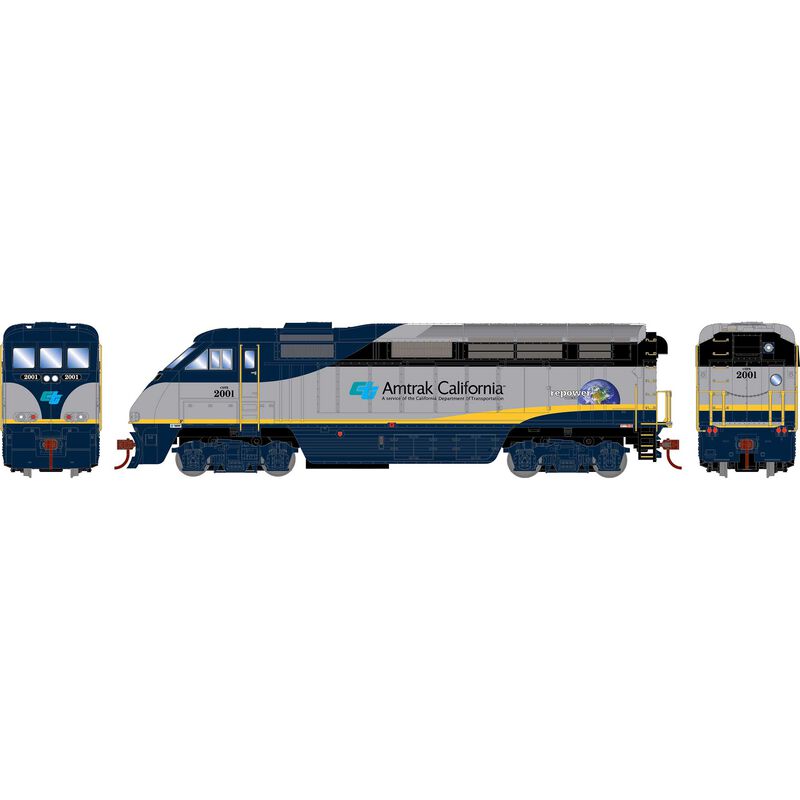 Athearn RTR 64850 HO Scale EMD F59PHI Diesel Amtrak California CDTX 2001 DC