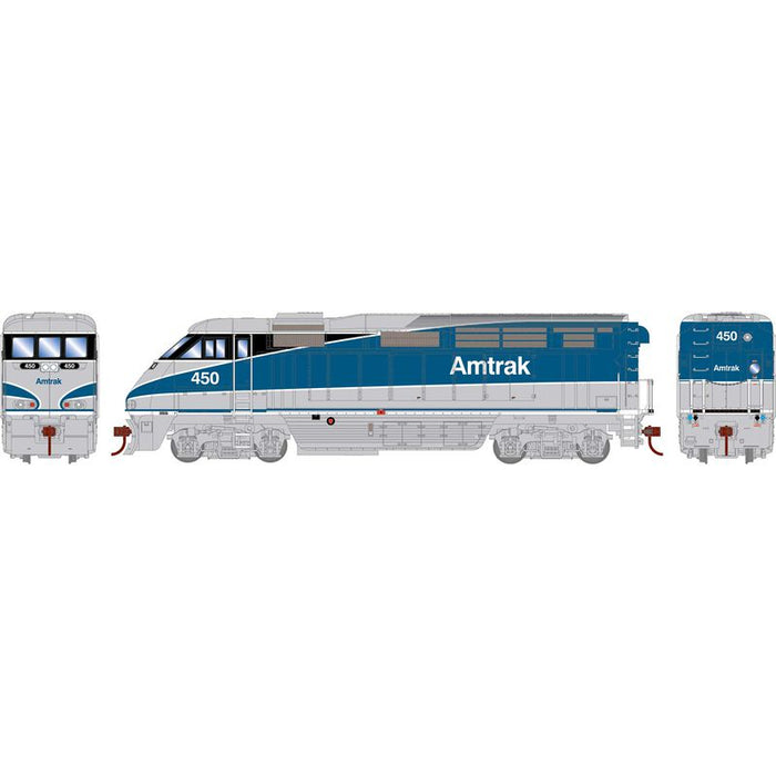 Athearn RTR 64948 HO Scale EMD F59PHI Diesel Amtrak Surfliner 450 DCC & Sound