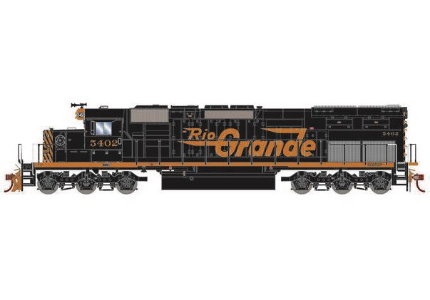 Athearn RTR 71752 HO Scale EMD SD40T-2 Rio Grande D&RGW 5402 DC