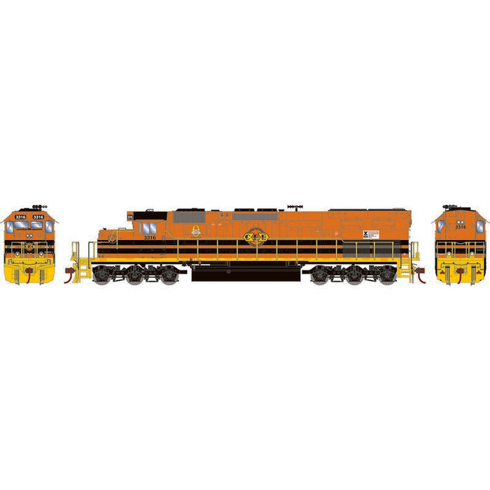 Athearn RTR 71755 HO Scale EMD SD40T-2 Chicago, Fort Wayne and Eastern CFE 3316 DC