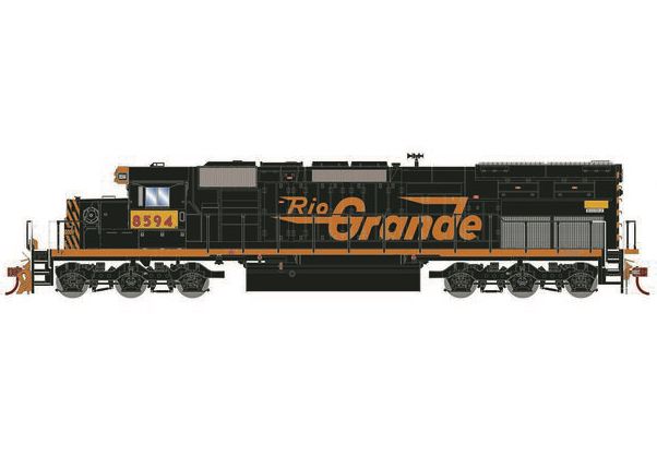 Athearn RTR 71843 HO Scale EMD SD40T-2 Ex-D&GRW Union Pacific 8594 DCC & Sound