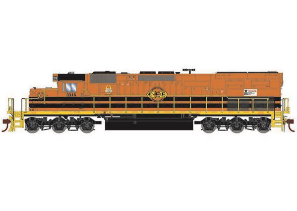 Athearn RTR 71855 HO Scale EMD SD40T-2 Chicago, Fort Wayne and Eastern CFE  3316 DCC Sound