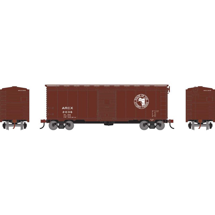 Athearn RTR 75332 HO Scale 40' Single Door Boxcar Alaska Railroad ARR 2036