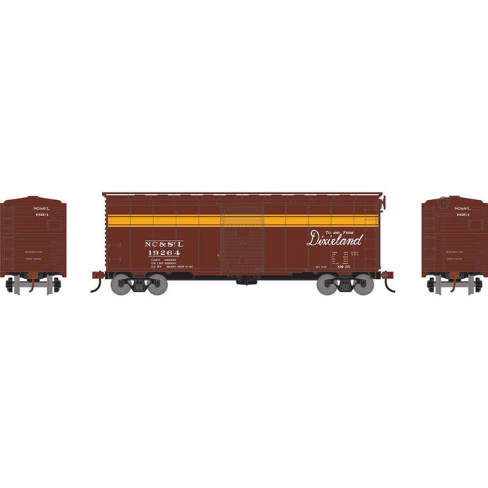 Athearn RTR 75341 HO Scale 40' Single Door Boxcar NC&STL 19264