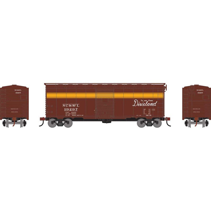 Athearn RTR 75342 HO Scale 40' Single Door Boxcar NC&STL 19297