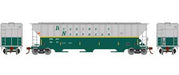 Athearn RTR 81501 HO 54' FMC 4700 Covered Hopper Reading and Northern RBM&N 9917
