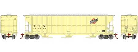Athearn RTR 81508 HO 54' FMC 4700 Covered Hopper "Faded" Chicago & NorthWestern C&NW 178619
