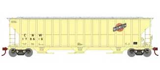 Athearn RTR 81508 HO 54' FMC 4700 Covered Hopper "Faded" Chicago & NorthWestern C&NW 178619
