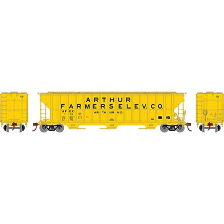 Athearn RTR 81578 HO 54' FMC 4700 Covered Hopper Arthur Farmers Elevator AFEX 113