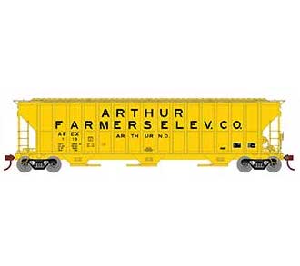 Athearn RTR 81578 HO 54' FMC 4700 Covered Hopper Arthur Farmers Elevator AFEX 113