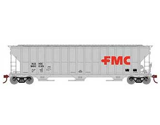 Athearn RTR 81580 HO 54' FMC 4700 Covered Hopper FMC NAHX 900035