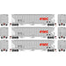 Athearn RTR 81582 HO 54' FMC 4700 Covered Hopper FMC NAHX 3 Pack