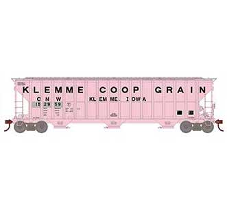 Athearn RTR 81583 HO 54' FMC 4700 Covered Hopper Patched C&NW 182959