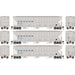Athearn RTR 81588 HO 54' FMC 4700 Covered Hopper Procor UNPX 3 Pack