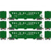 Athearn RTR 81591 HO 54' FMC 4700 Covered Hopper Patched Val-U-Hi VUHX 3 Pack