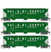 Athearn RTR 81591 HO 54' FMC 4700 Covered Hopper Patched Val-U-Hi VUHX 3 Pack