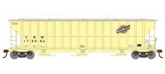 Athearn RTR 81750 HO 54' FMC 4700 Covered Hopper "Faded" Chicago & NorthWestern C&NW 178692