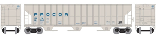 Athearn RTR 81963 HO 54' FMC 4700 Covered Hopper Procor UNPX 121063 - Like New USED