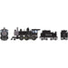 Athearn RTR 87238 HO Scale 2-6-0 Steam Locomotive Santa Fe ATSF 504