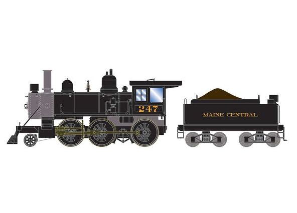 Athearn RTR 87242 HO Scale 2-6-0 Steam Locomotive Maine Central MEC 247