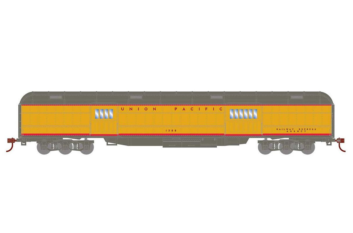Athearn RTR 88211 HO Scale Heavyweight Baggage Passenger Car Union Pac