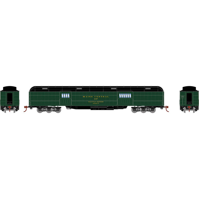 Athearn RTR 88216 HO Scale Heavyweight Baggage Passenger Car Maine Central MEC 337